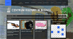 Desktop Screenshot of centrumkultury.com.pl